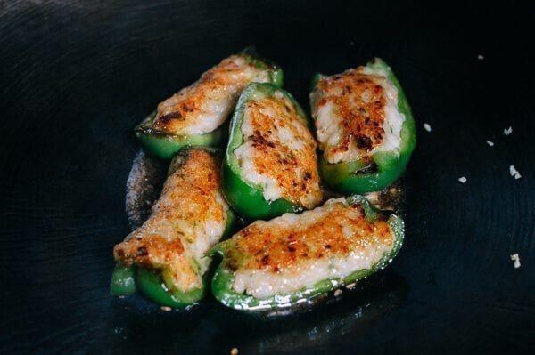 Pan Fried Stuffed Bell Pepper(3pcs)