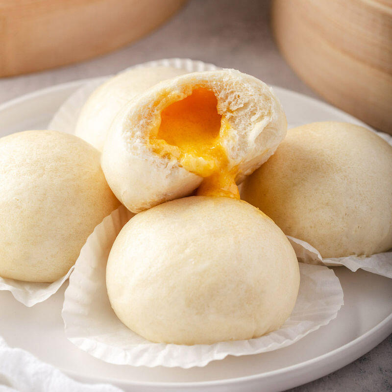 Steam Egg Custard Bun (3pcs)